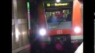 Stadtmitte  SBahn Stuttgart mit ET 420  ET 423 [upl. by Mckale403]