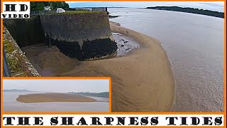 Extreme Tides Severn Estuary Sharpness TimeLapse [upl. by Felicle]