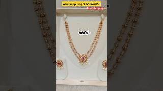 Latest one gram gold jewellery with price booking no 9391864068varnikacollections youtubeshorts [upl. by Letizia]