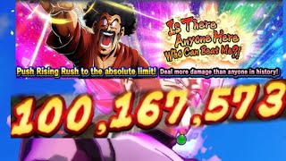 How to do 100M Rising Rush damage in the new Hercule Event Green Dragon Ball Legends [upl. by Eiramanitsirhc]