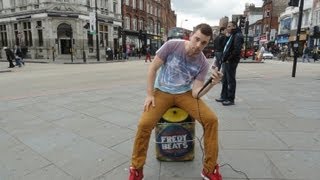 Amazing Beatboxer Fredy Beats performing in Camden Town London  12th September 2013 [upl. by Nnaxor767]