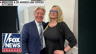 Stormy Daniels mocked for selfie ahead of crossexamination [upl. by Annodal255]