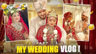 Big day😍My wedding vlog  Part 1  Paras thakral [upl. by Oicneserc]