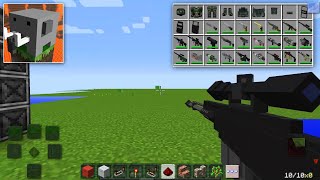 CRAFTSMAN MOD 30 WEAPONS building craft addon [upl. by Ltsyrk536]