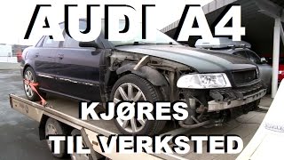 Audi A4  Kjøres til verksted  Garasjen [upl. by Peednam]