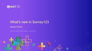 Whats New in Survey123 [upl. by Lynna]