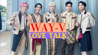 WAYV  LOVE TALK Video Lyric English Version [upl. by Revlis119]