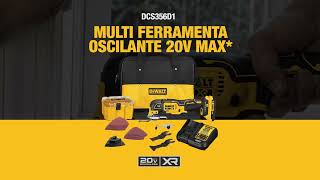 MULTIHERRAMIENTA OSCILANTE INALÁMBRICA DE 20V MAX DCS356D1 [upl. by Ailedroc]