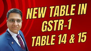 Important Update in GSTR 1  Table 14 amp Table 15 of GSTR 1 Analysis [upl. by Dnaltruoc]