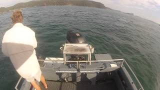 Ron Osman catching Kingfish in Pittwater  Hawkesbury Fishing Charters [upl. by Omrelliug]