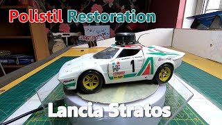 Lancia Stratos125 Polistil DieCast Restoration [upl. by Okika]