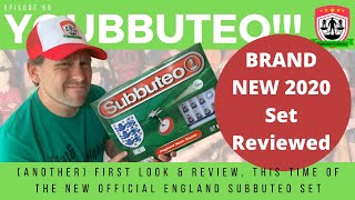 First Look Review Unboxing and of The New Subbuteo Official England Set for 2020 on Youbbuteo [upl. by Ahseenak]