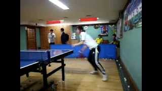 Table tennis Foreside forehand cut and backside forehand drive [upl. by Ioves948]