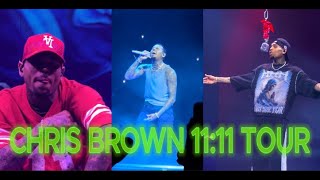 Chris Brown 1111 Tour  FLOOR SEATS [upl. by Naujtna608]