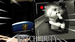 ROBLOX PIGGY WATCH DUTY CITY [upl. by Annoeik]