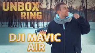 Dronas PAGALIAU  DJI Mavic Air  Unbox Ring  Laisvės TV X [upl. by Airreis]