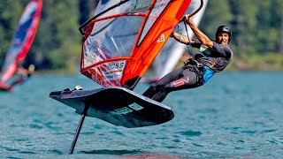 iQFoil  New Olympic Windsurfing Class Makes Its Official Debut [upl. by Aket175]