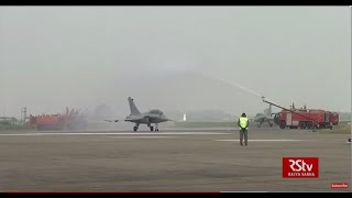 Five Rafale jets formally inducted into IAF [upl. by Noonan]