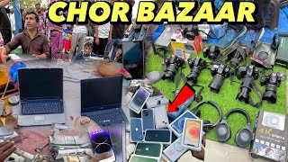 Rawalpindi Chor bazar 😱 sab kuch half Rate Par TV iphone LED ipad vlog Rawalpindi market [upl. by Anerev]