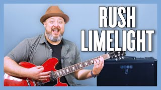 Rush Limelight Guitar Lesson  Tutorial with SOLO [upl. by Dazhahs]