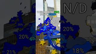 Valueadded Tax VAT rates in Europe shorts europe vat [upl. by Emmons393]