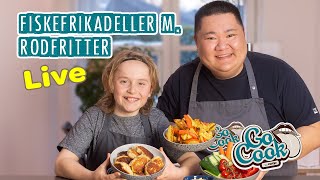 Opskrift live Sprøde fiskefrikadeller trin for trin  GoCook by Coop [upl. by Kinimod]