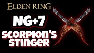 Scorpions Stinger 10 NG7 Elden Ring [upl. by Aicenert]