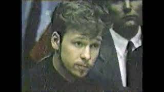 Donnie Wahlberg  Channel 3 Louisville  Arson Inside the Court Room Vintage [upl. by Sama]