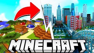 NEW MINECRAFT BUSINESS TYCOON  MINECRAFT CUSTOM MAP BUILD YOUR OWN CITY 2  JeromeASF [upl. by Nedra]