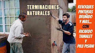 PINTURAS Y REVOQUES NATURALES CON RICARDO TAMALET Taller de Bioconstrucción en PUNTA INDIO [upl. by Ynnavoig]