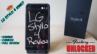 LG Stylo 4 Universal Unlocked Phone Review Best LG Stylo 4 HD [upl. by Yentnuoc350]