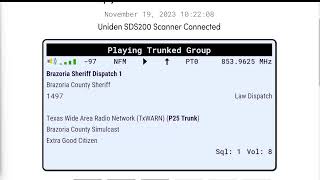 Brazoria County Scanner Live [upl. by Nelubez195]