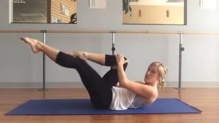 Mind Body Mat Pilates Challenge Day 1  Pilates Abs [upl. by Setiram]