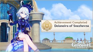 Deianeira of Snezhevna  Achievement  Local Legends  Patch 42  Genshin Impact [upl. by Enamrahs82]