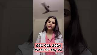 SSC CGL 2024 Mains Revision Series Week 07 Day 03🔥🔥🔥 cpo civilservicejobs cpo2024 cgl [upl. by Ainitsirk]