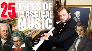 25 Types of Classical Music [upl. by Rianon867]