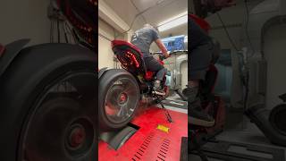 Ducati Diavel V4 on the Dyno BT Moto Flashed [upl. by Henson]