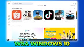 MAKIN AMAZING Cobain Install PlayStore di Windows 10  WSA Windows 10 [upl. by Mansoor]