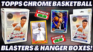 BRAND NEW🚨 2023 TOPPS CHROME BASKETBALL BLASTER amp HANGER BOX REVIEW🔥 [upl. by Freda199]