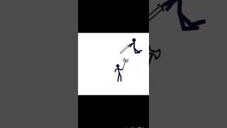 Fight between two stickman animation Like and subscribe [upl. by Meghann395]