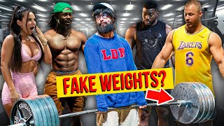 FAKE WEIGHTS in gym PRANK  ANATOLY pretended to be a Beginner 8 [upl. by Areid968]