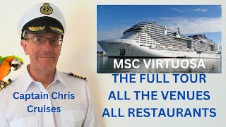 MSC Virtuosa Full Tour  WORLD EXCLUSIVE TIP [upl. by Euqinom]