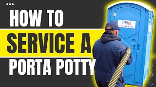 How to Service a Portable Restroom 2024 [upl. by Acemat795]