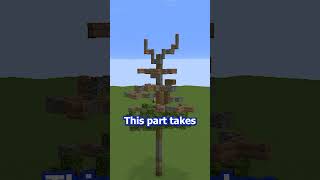 How I build oak trees in Minecraft [upl. by Sethi]