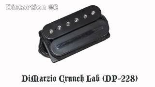 Dimarzio Crunch Lab DP228 vs Seymour Duncan Custom SH5 [upl. by Efren]