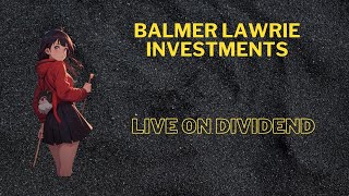 Balmer Lawrie Investments Dividend Balmer Lawrie Investments Share News Balmer Lawrie Share News [upl. by Ecinaj]