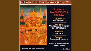 Variations on a Theme by Tchaikovsky Op 35a [upl. by Wendolyn]