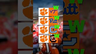 Clemson’s Path to the Playoff collegefootballplayoff clemsonfootball cfp shoets [upl. by Alic]