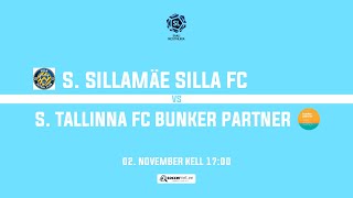 S Sillamäe Silla FC  S Tallinna FC Bunker Partner  Saalijalgpalli meistriliiga 2024 [upl. by Aihsikal]