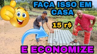 COMO FAZER ESTACA DE CONCRETO DE FORMA SIMPLES E ECONÔMICA VEJA [upl. by Otrebireh480]